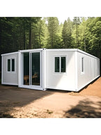 Customized Factory Price 20ft 40ft Prefab Foldable Container House Steel Structure Expandable Tiny Home Modular Flat Pack Mobile