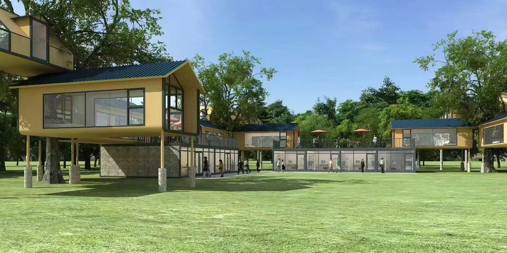 Flat Pack Foldable House Prefabricated Tiny House with Bathroom & Kitchen