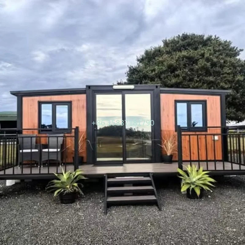 Folding Container House Prefab Expandable 36㎡ Container House Modern 2 Bedroom Hotel Office Foldable Portable Mobile Tiny Homes