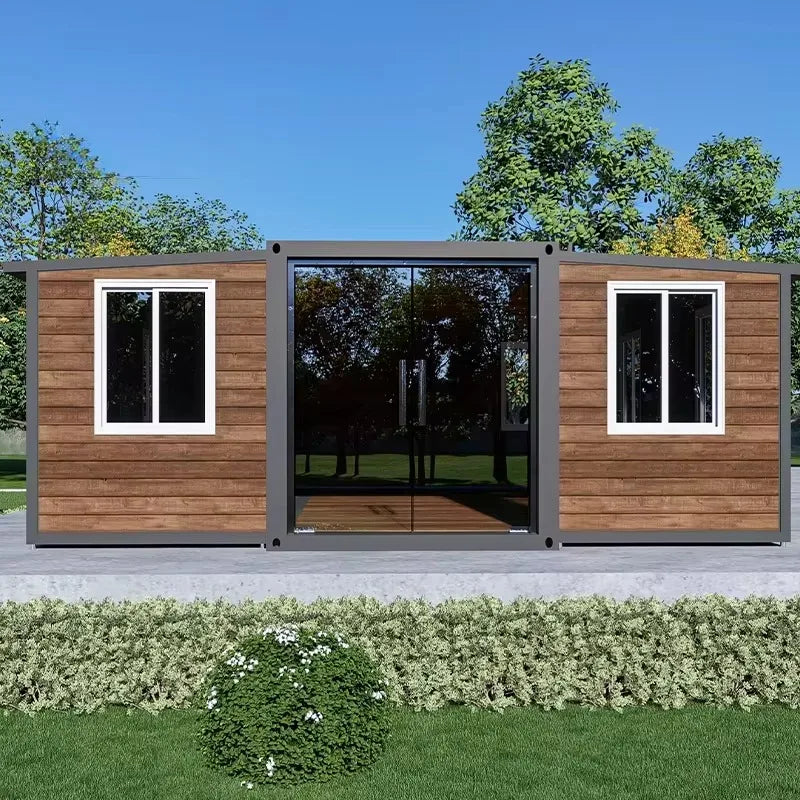 Luxury Villa 20ft 40ft Modular Prefab Tiny Home Modular Room Mobile House Home With 3 Bedroom Granny Flat Pod