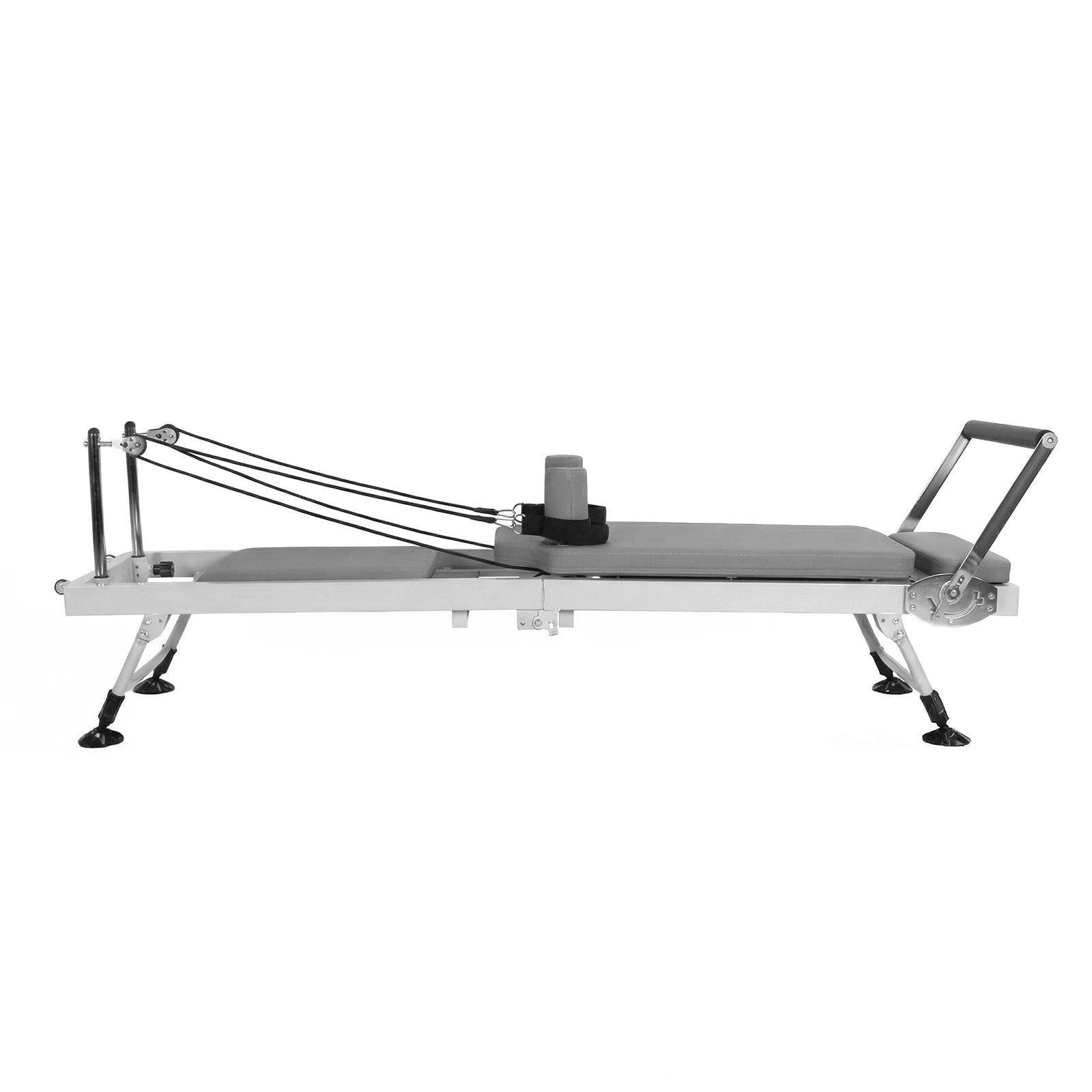 78 In Smooth Glide Carriage Reformer with Springs Resistance Portable Pilates Machine 300 LBS Capacity Suitable for All Levels