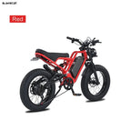 US Warehouse AKEZ  48V 1500W Fat Tire Off-Road Electric Bike with 18Ah Battery and Hydraulic Brakes