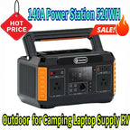140A Portable Power Station 520WH Emergency Solar Generator Battery Pack Power Bank Outdoor for Camping Laptop Supply RV