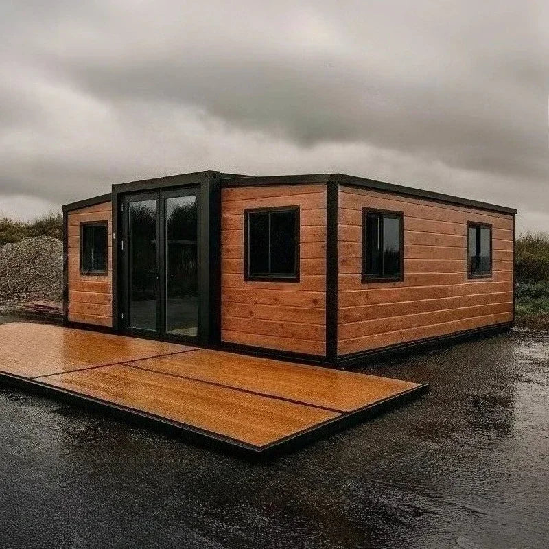 Portable Mobile House Prefabricated Tiny Homes 40Ft Expandable Container with Bathroom Folding Home Hot Sale