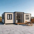 Smart Capsule House: Prefab Tiny Container House with Solar Panels & EV Charger
