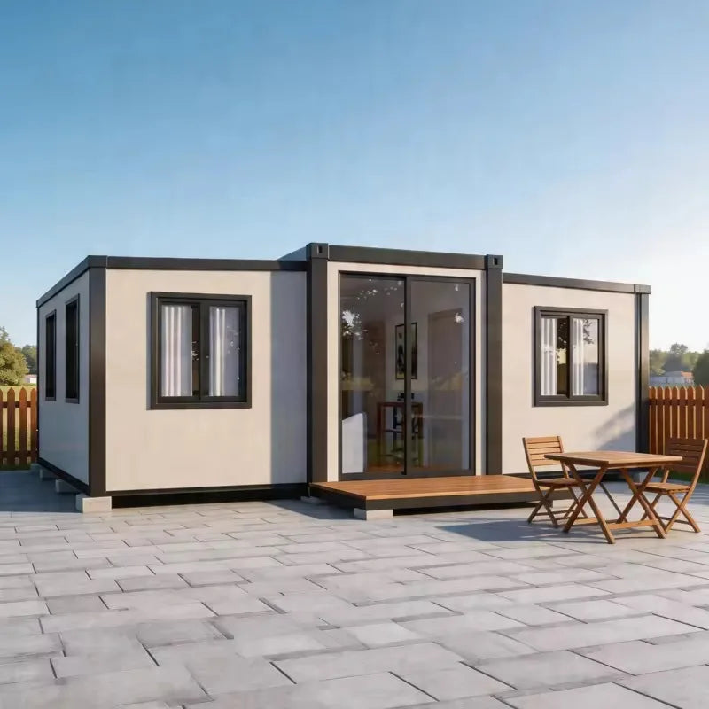 Smart Capsule House: Prefab Tiny Container House with Solar Panels & EV Charger