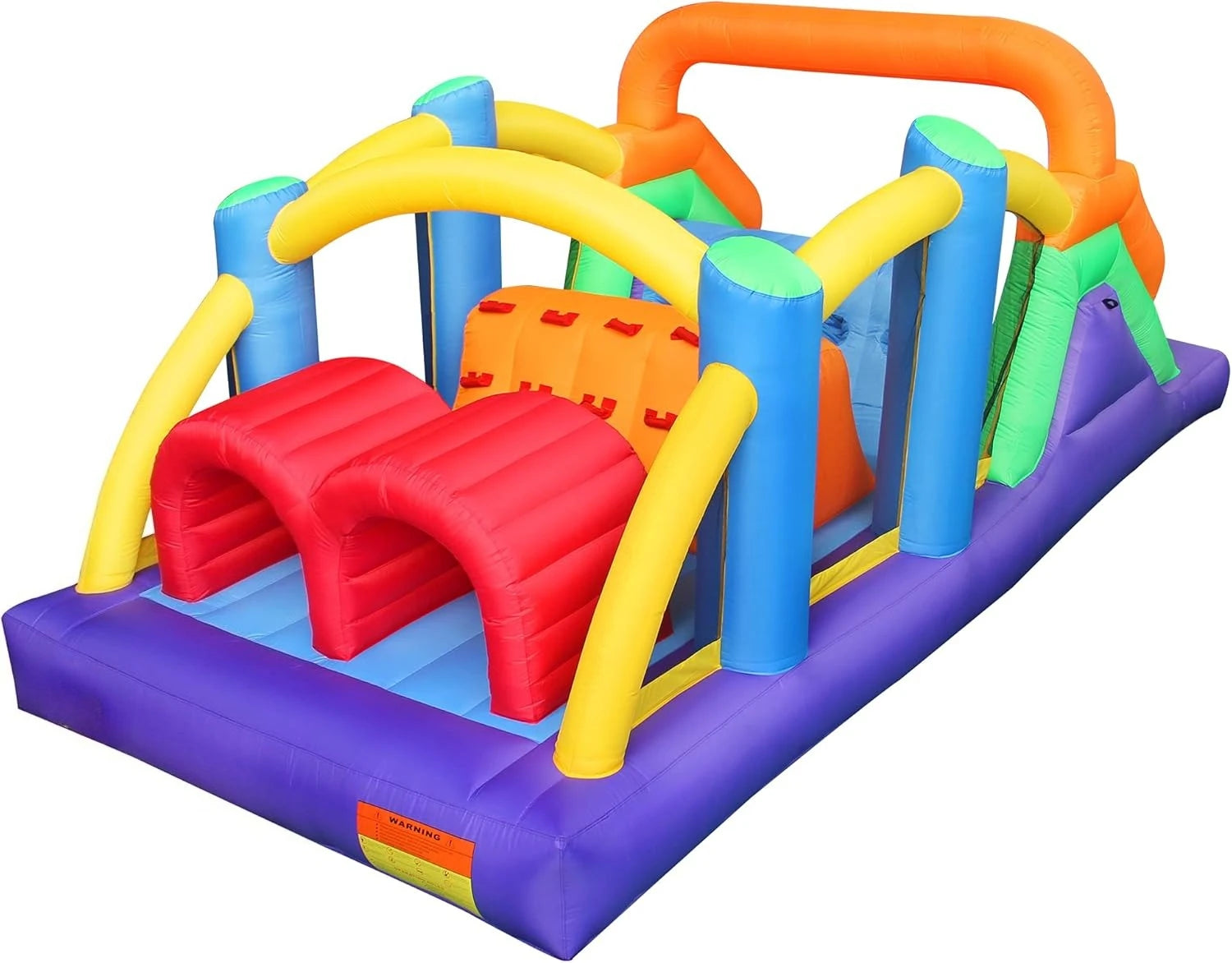 Inflatable Obstacle Course Bounce House Castle with Slides Bounce Area and Obstacles Inflatable Jumping Castle with Blower
