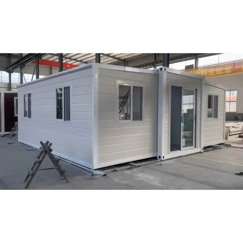Folding Container House Prefab Expandable 36㎡ Container House Modern 2 Bedroom Hotel Office Foldable Portable Mobile Tiny Homes
