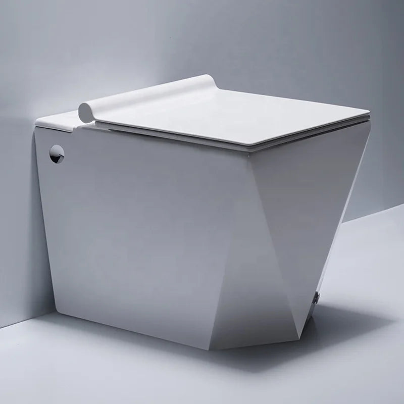 Ceramic Pulse Tankless Floor Mounted Toilets P-trap S-trap Automatic Siphon Flushing Smart Touchless Toilets