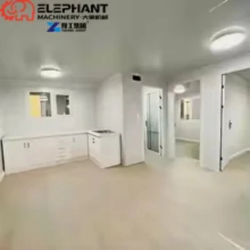 Prefabricated 20ft Steel Folding Expandable Container House Modular Custom 2-3 Bedroom Living Space Resort Dormitory tiny house