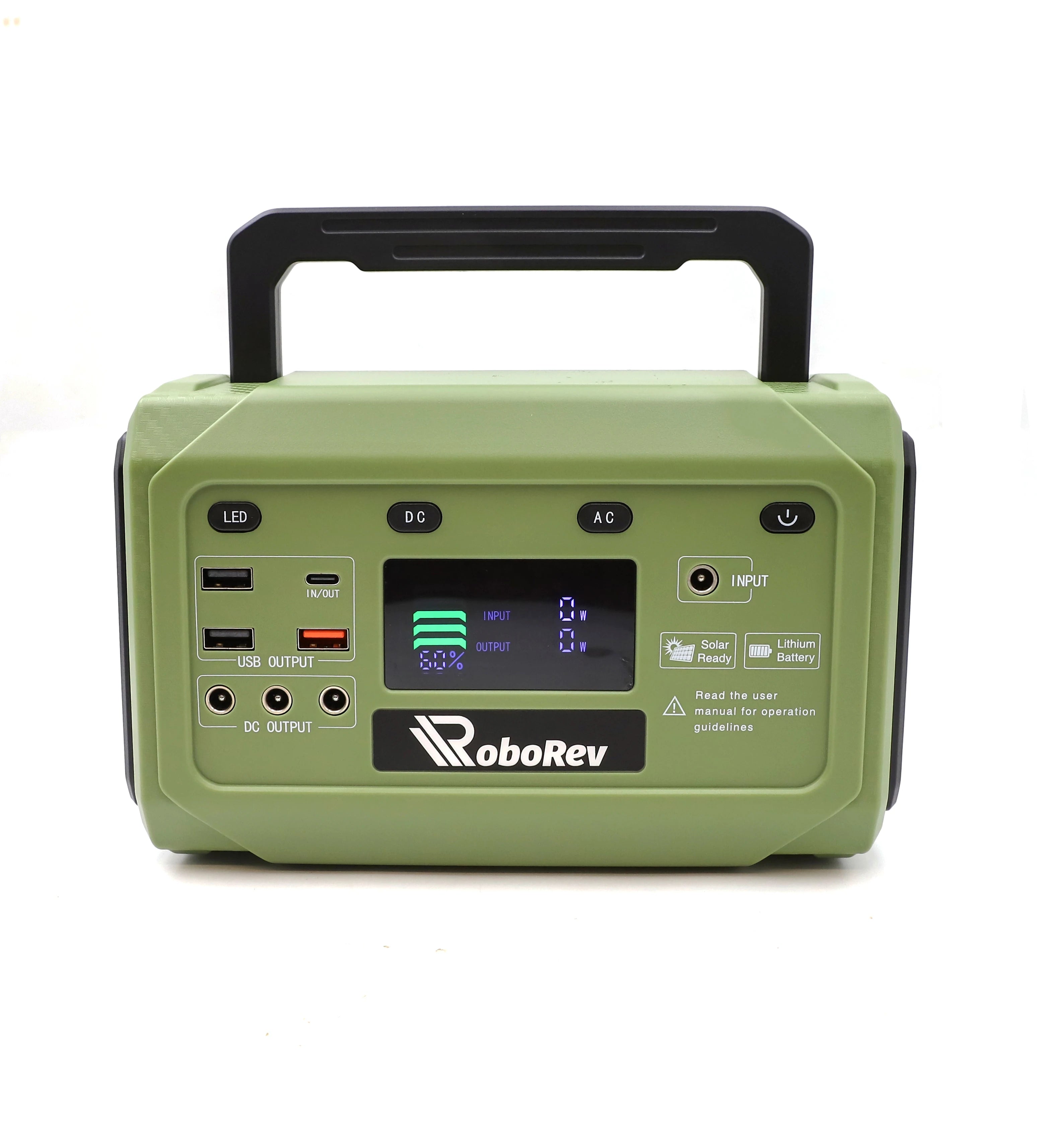 1 PC 300W Portable Power Station, Solar Generator 270Wh(Peak 600W), Power Station With 110V Pure Sine Wave AC Outlet, Digital Display, Bi-directional PD45W, Backup Battery For Home Emergency, Outdoor Camping, Road Trips