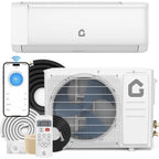 18000 BTU Mini Split Air Conditioner with Cooling / Heating 21 SEER2 230V Energy Ductless AC Unit Cools Rooms Up to 1250 Sq.Ft