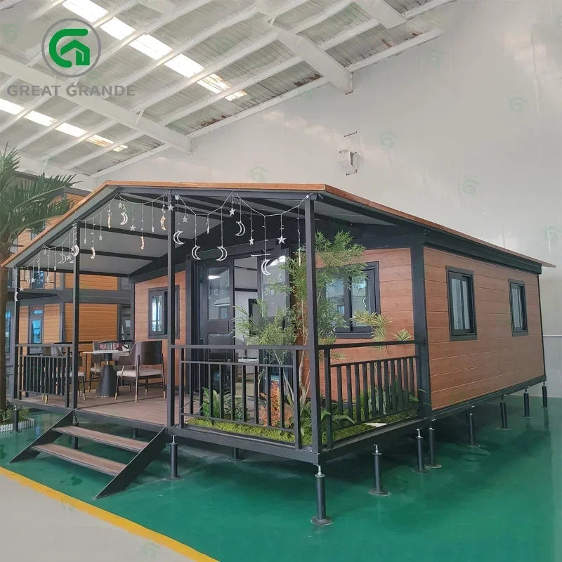 Customized Foldable Office Rooms Tiny Home Container Ready 20ft Live Houses Luxury Mobile Homes House With Roof