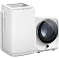 Compact 14 lb Automatic Washer and 1.5 Cu.ft Portable Dryer Combo with Built-in Drain Pump, Ideal for RV, Dorm, and Small Spaces