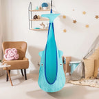 Children Cloth Swing Bed Animal Shape Cozy Swing Pod Chair Wear Resist Comfortable Seat Nest for Indoor Courtyard Playing