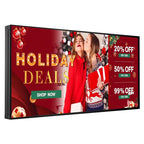 CX P5 Outdoor LED Sign 65"×34" IP65 Waterproof WiFi USB Programmable Digital Display Scrolling Message Board for Business Text I