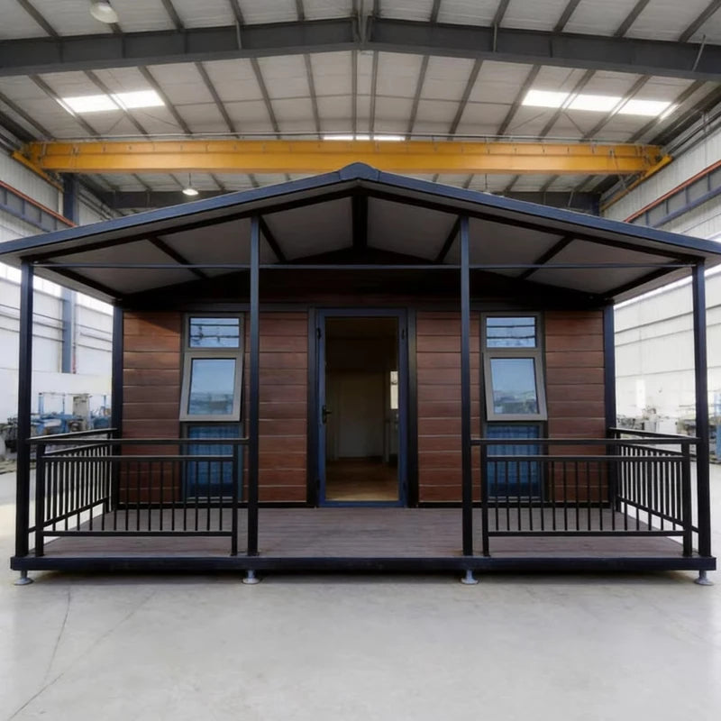 Luxury Mini Container Cottage House Homes - Modern Mobile Prefab Light Steel Tiny House Flat Pack Villa