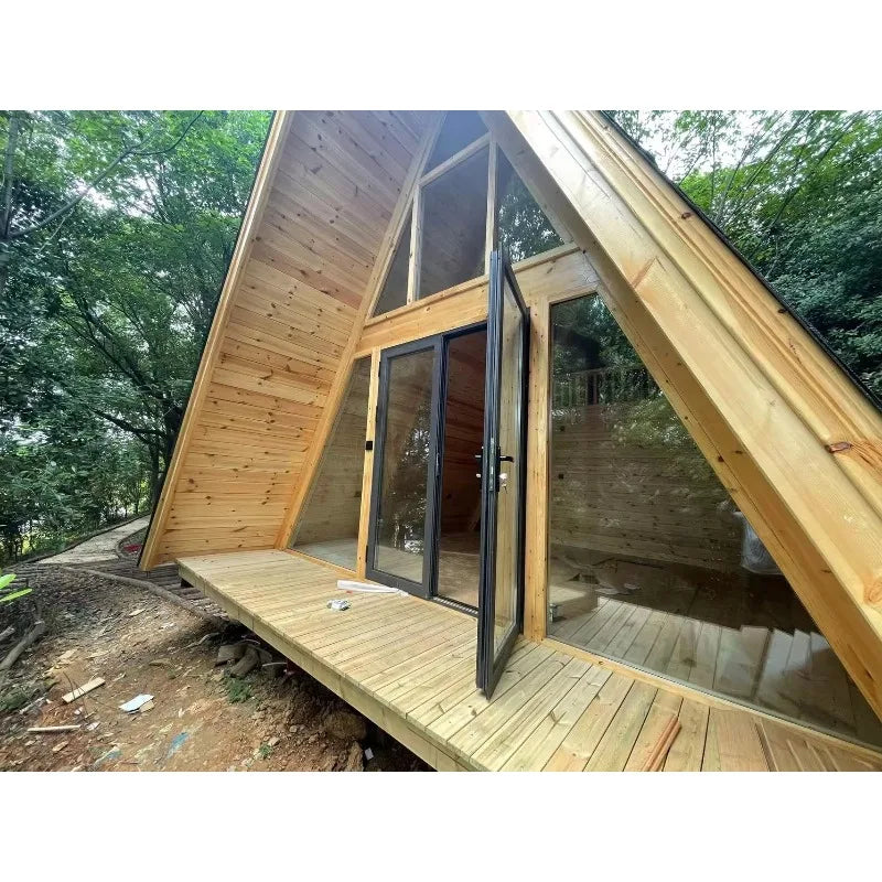 Triangle Wooden House Tiny House Cabin House Prefabricated Buildings for Resort Hotel