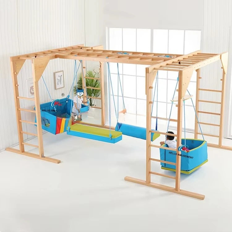 Kids Vestibular Balance Training Equipment Semi-cylindrical  Autism Swing Sensory Therapy Swing for Sale