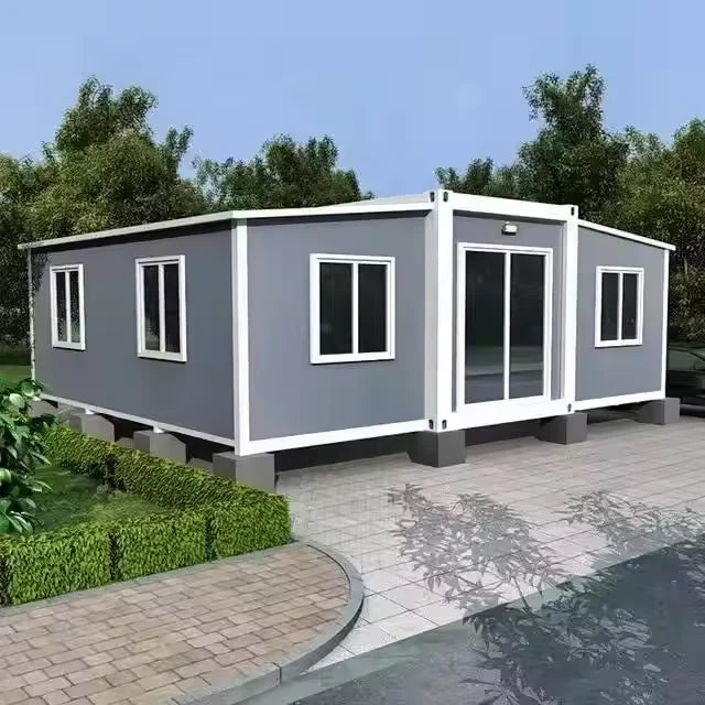 Luxury 1-4 Bedroom Extendable Modular Container Villa Foldable Portable Houses with Kitchen 20ft and 40ft Sizes Tiny Homes