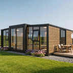 Luxury Mini Container Cottage House Homes - Modern Mobile Prefab Light Steel Tiny House Flat Pack Villa