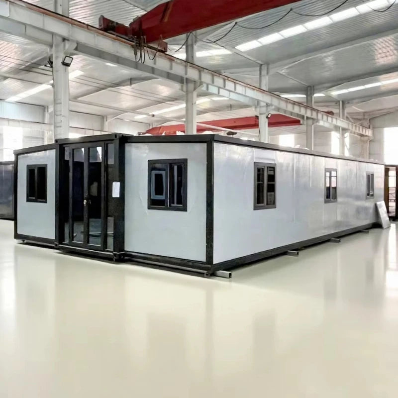 Smart Capsule House: Prefab Tiny Container House with Solar Panels & EV Charger