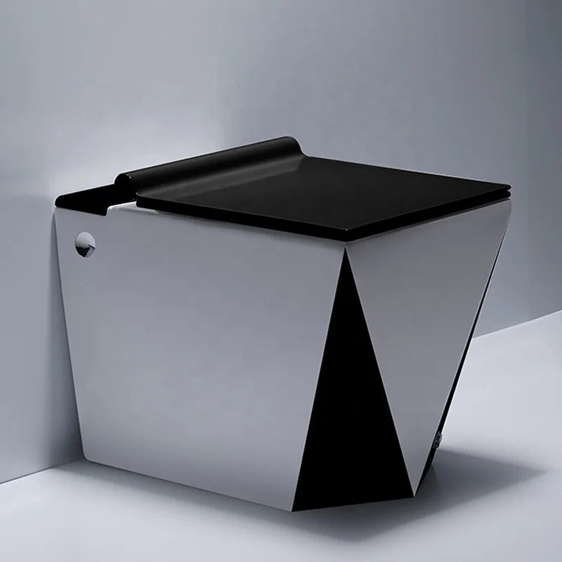 Ceramic Pulse Tankless Floor Mounted Toilets P-trap S-trap Automatic Siphon Flushing Smart Touchless Toilets