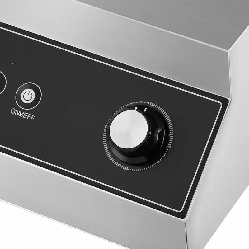 Portable Induction Cooktop, 5000W Commercial Induction Burner with 16 Temperature Settings, Stainless Steel Countertop Induction Hot Plate with 4H Timer, Child Lock, for Restaurant Cooking