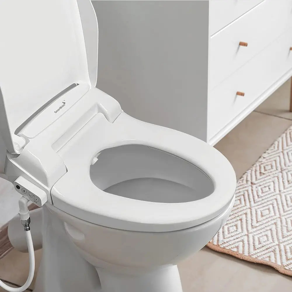® SB-100R Electric Smart Bidet™ Seat for Elongated Toilets with Remote Control, Stainless Steel Nozzle with Removable Nozzle Cap