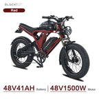 US Stock Fast Delivery | AKEZ 48V 1500W Electric Bike, 41Ah Battery, Long Range Off-Road E-Bike for Adults