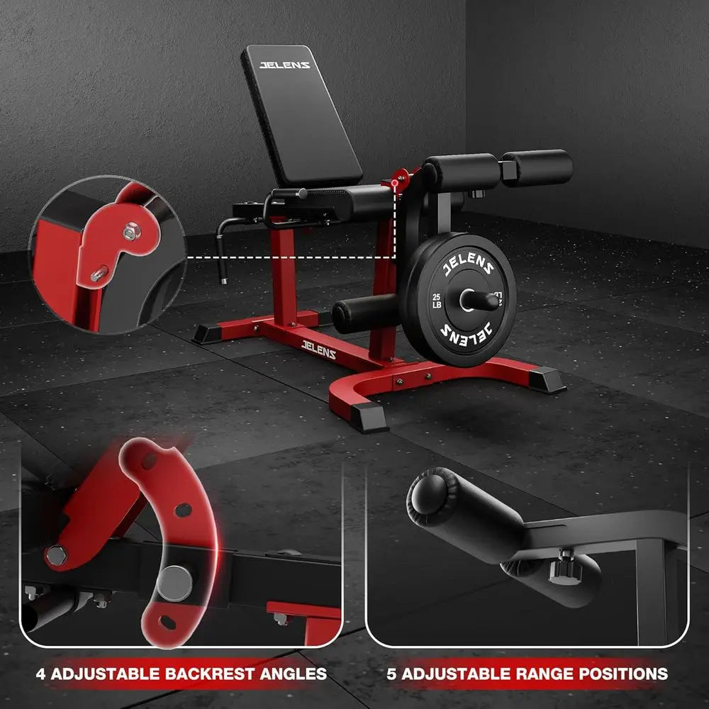 Home Leg Exercise Equipment: Adjustable Leg Extension and Curl Machine for Lower Body Workouts