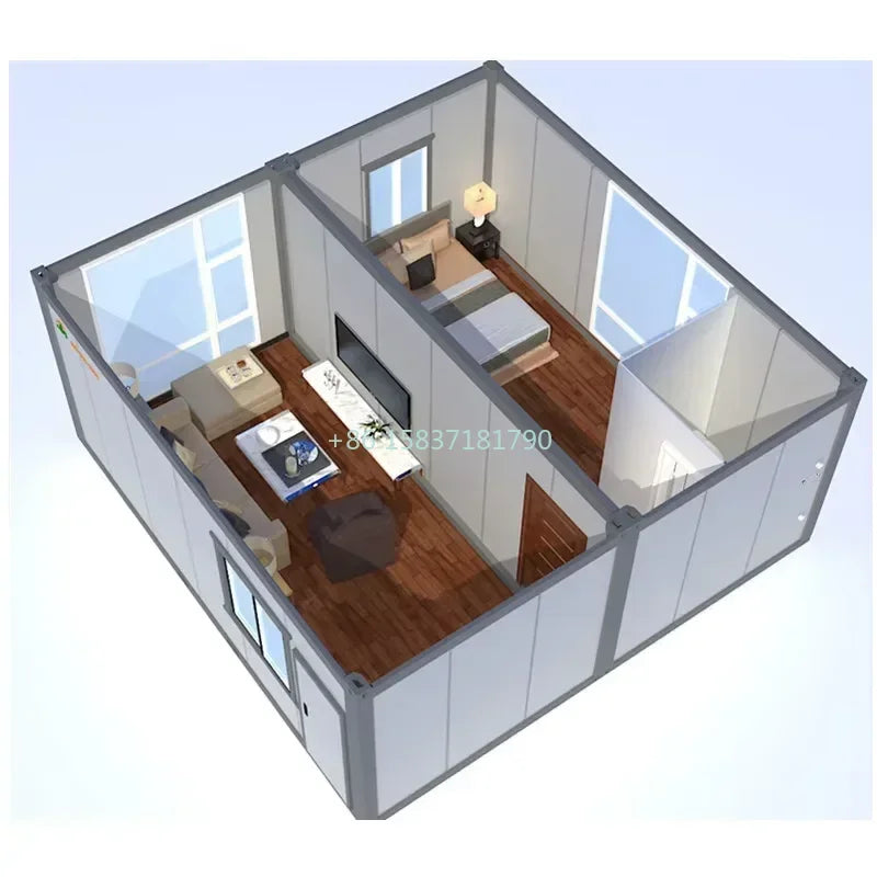 Mobile Container House Combine Portable Modular Contemporary Tiny Home Container Detachable Folding Container House for Italy