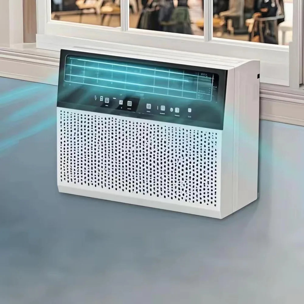 12, 000 BTU/10, 000 BTU Window Air Conditioners, U-Shaped Air Conditioner Window Unit Cools Up To 550 Sq. Ft, 6 Modes 24H Timer Energy-saving Window AC Units, Easy To Install, Full Window View, White