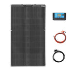 WUZECK Flexible Rechargeable Solar Panel Battery 100W 1pcs ~10 pcs High Efficiency Cell (100W, 200W, 300W, 400W, 500W, 1000W)