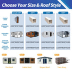 Luxury 1-4 Bedroom Extendable Modular Container Villa Foldable Portable Houses with Kitchen 20ft and 40ft Sizes Tiny Homes