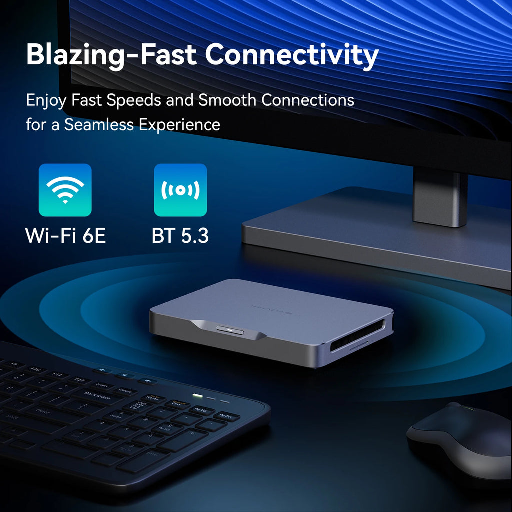 Khadas Mind 2s Mini PC Portable Desktop AI PC with Intel Core Ultra 7 255H Processor, 64GB+2TB,  Thunderbolt 4, Windows 11 Home