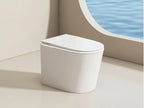 Luxury Smart Toilet with Tankless Design Instant Heating Adjustable Water Spray Bidet Automatic Flushing System