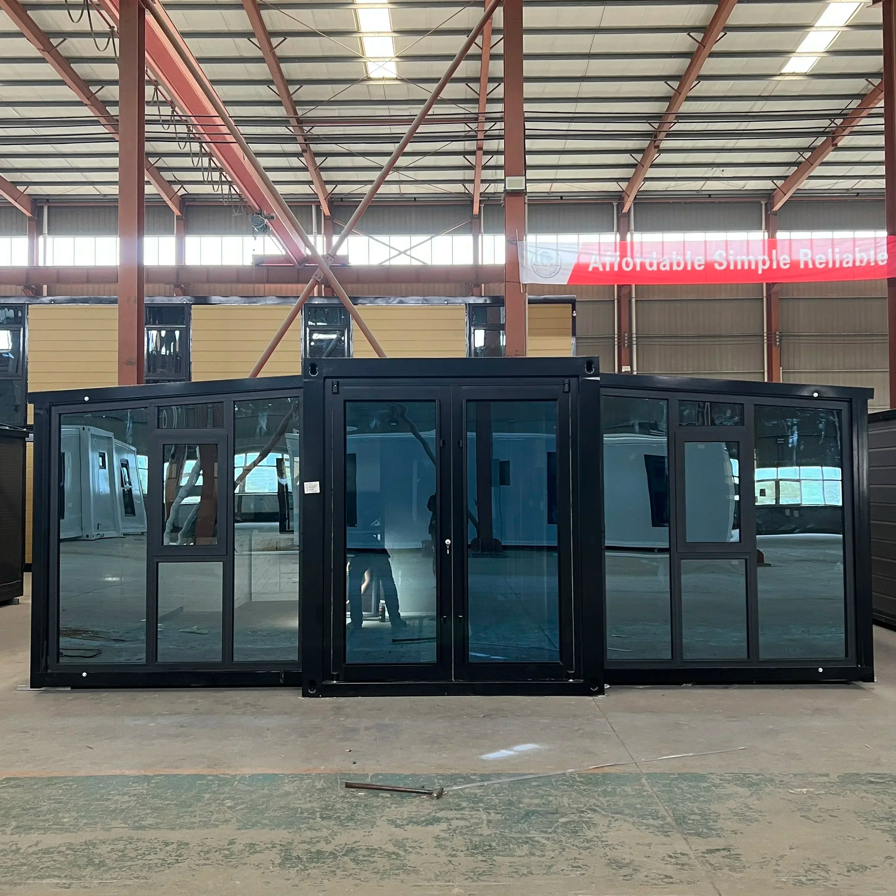Customized Casas Modulares Prefabricadas Prefabricated Houses Usa Modular Tiny Collapsible Expandable Container House Home