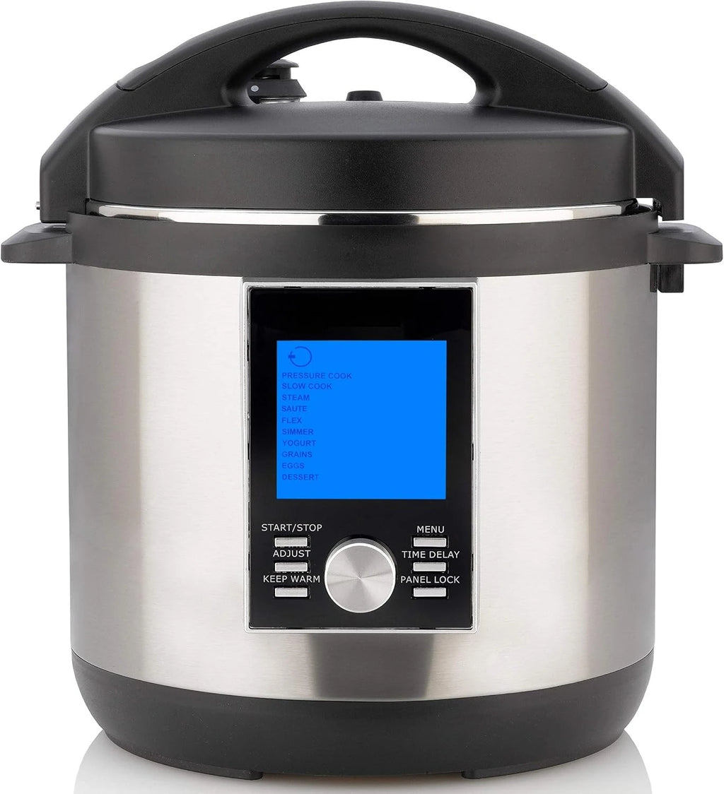 Electric Pressure Cooker Stainless Steel 6 Quart Slow Cook Rice Cook Steam All Seasons Universal Stainless Steel