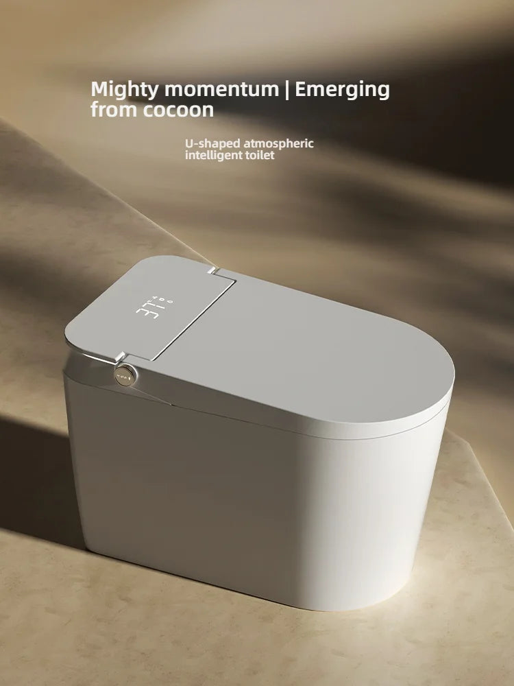 New Design IPX4 ABS Ceramic Self Cleaning Smart Toilet Commode Automatic Heated Seat Toilet for Rv