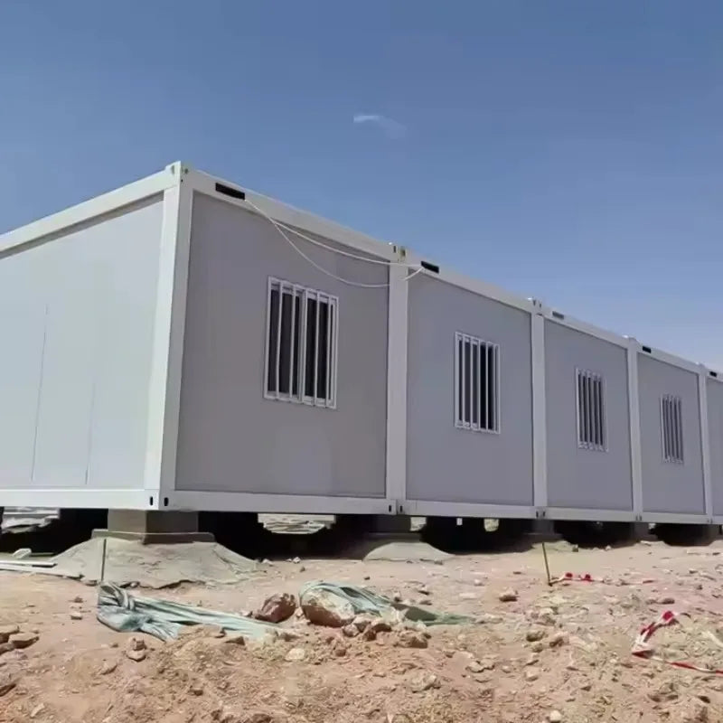 Premium 20ft Expandable Folding House Double Wing Prefabricated Modular Cabin Waterproof Portable Outdoor Office Tiny Home
