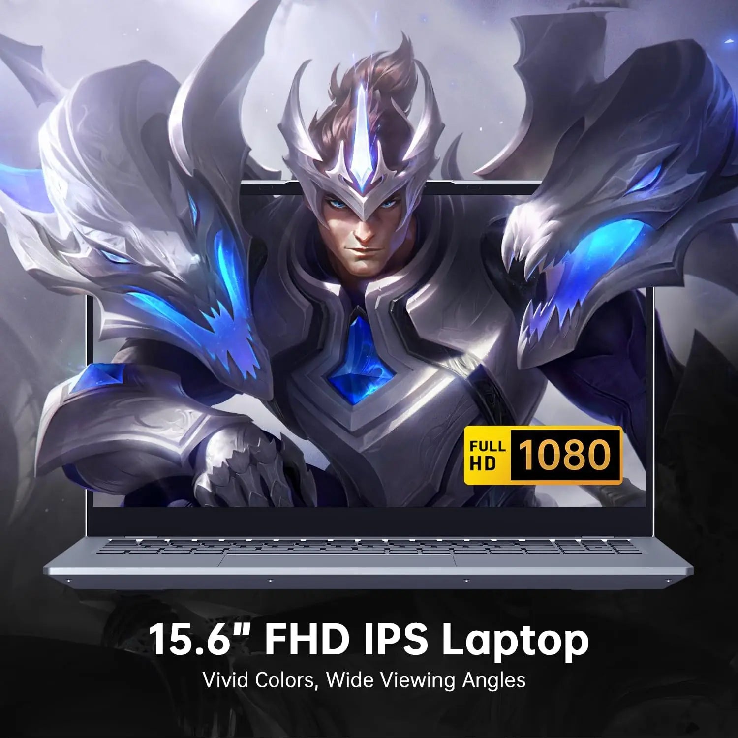15.6" FHD IPS Business Laptop, Intel i5-12450H (8-Core) Portable Student Laptop, 16GB RAM 1TB PCIe SSD, Backlit KB, Fingerprint, WiFi6, USB-C/HDMI Notebook Computer for School, Home Office, Grey