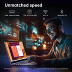 15.6" FHD IPS Business Laptop, Intel i5-12450H (8-Core) Portable Student Laptop, 16GB RAM 1TB PCIe SSD, Backlit KB, Fingerprint, WiFi6, USB-C/HDMI Notebook Computer for School, Home Office, Grey