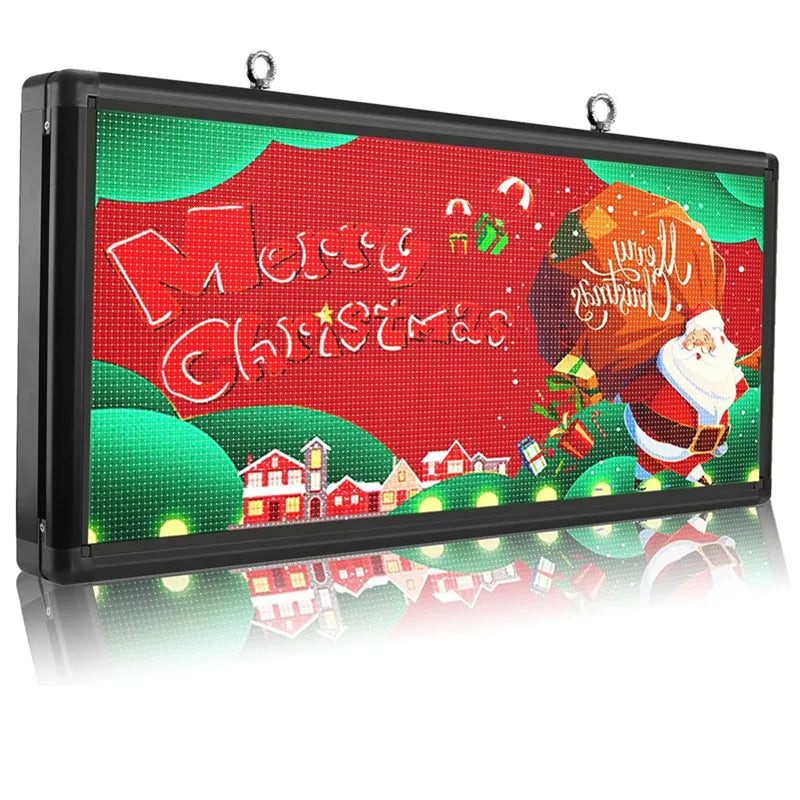 Outdoor Full-Color P6 LED Display 103x45 Cm Advertising Video Screen for Business Advertising Image Signs Message Board