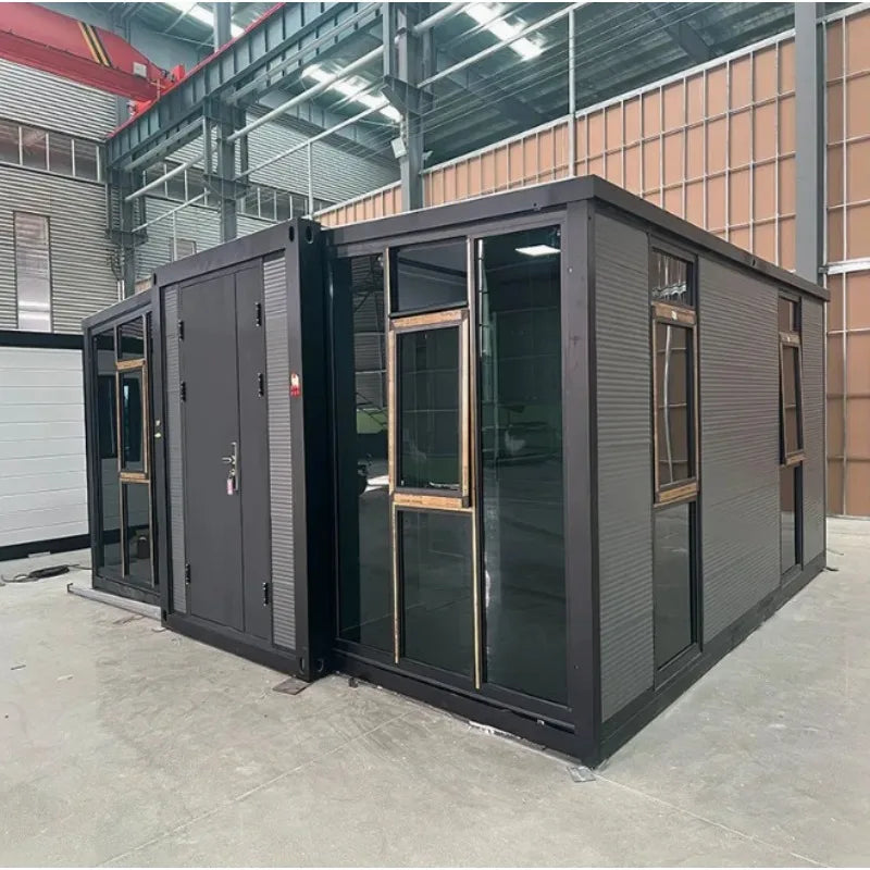 Foldable Expanded Container House Prefab Vacation Folding House Prefabricated Tiny Home 20ft Mobile House Container for Portugal