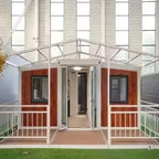 Customized Fast Install Modular Houses Tiny Home Container Houses Steel Structure Prefabricated Luxury Villa Two Storey Prefab H