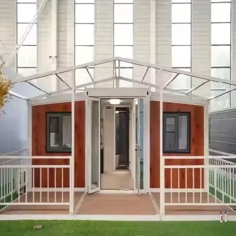 Customized Fast Install Modular Houses Tiny Home Container Houses Steel Structure Prefabricated Luxury Villa Two Storey Prefab H