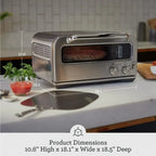 Breville BPZ820BSS Smart Oven Pizzaiolo Countertop Pizza Maker Stainless Steel Professional Pizza Oven