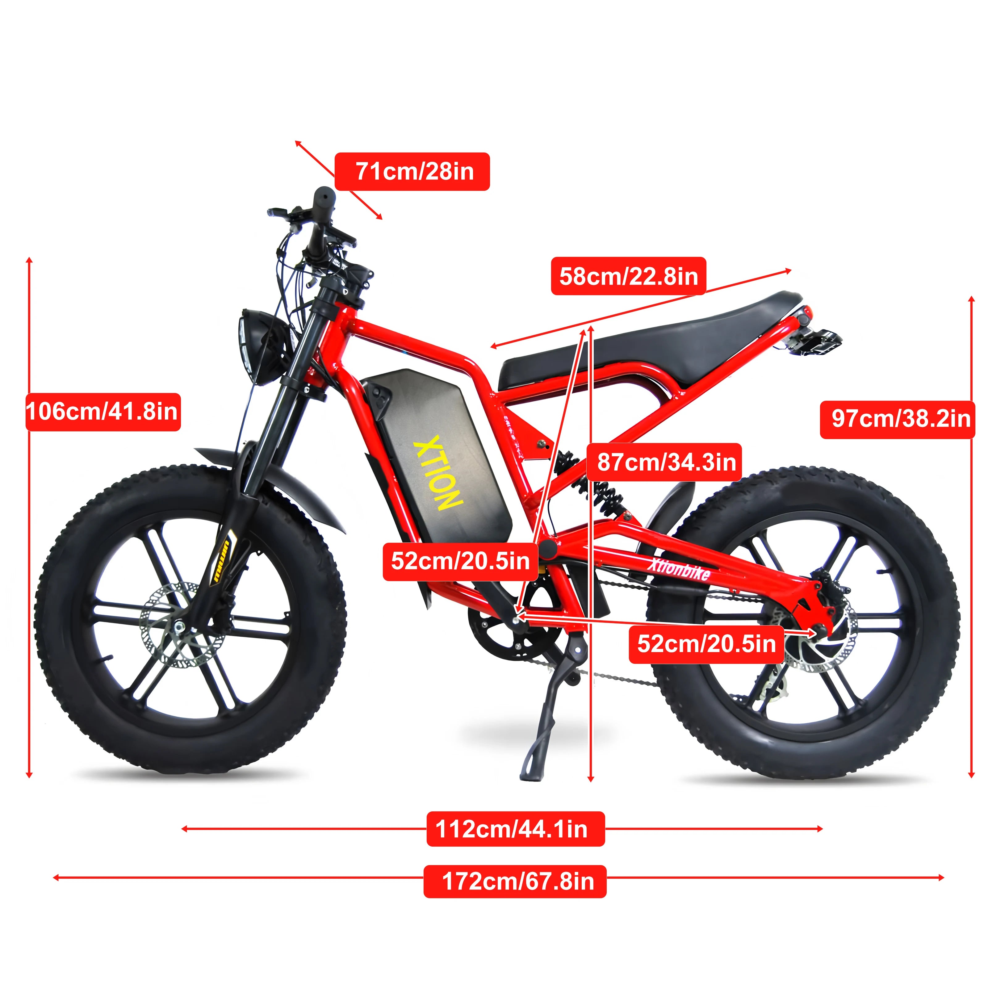 60V 21Ah Electric Bike for Adults, 750W (1500W Peak) Ebike, 35MPH & 50 Miles Range, 20" Fat Tire Mountain Commuter E-Bike, UL