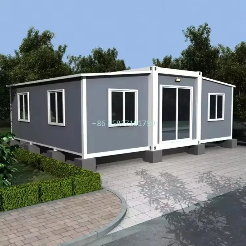 Foldable Expanded Container House Prefab Vacation Folding House Prefabricated Tiny Home 20ft Mobile House Container for Portugal